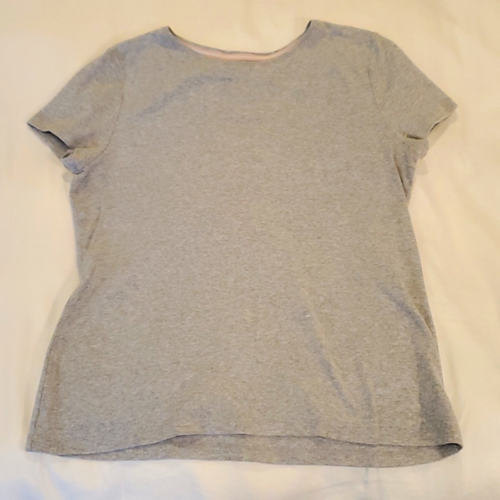 Gray cap sleeve Talbot's tee - M